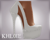 K spring white heels