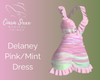 Delaney Pink/Mint Dress