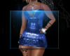 Blue Tattoo Dress RXL