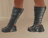 [S] Grey Leather Boots