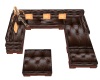 Brown Leather Lounge
