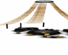 B/Gold Tent bed w/poses
