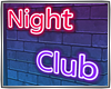 Night Club Poster Neon