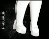 Fiore White Boots