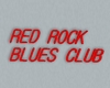red rock blues club sign