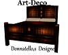 art-deco bed