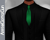 Black Suit ~ Green Tie