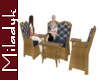 MLK OD Love Seat Set