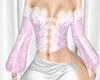 Lace blouse rose