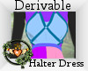 ~QI~ DRV Halter Dress