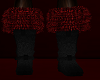 Red and Black snow boots