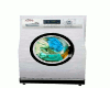 Animated washing machine