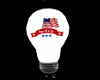 Patriotic Lightbulb