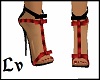 Red & Black Bow Heels