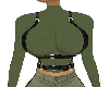 Bimbo Strapped Olive Top