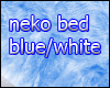 neko bed blue/white