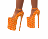 High heels china orange