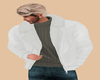 Suede Jacket White