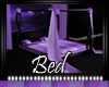 Purple Somber couple Bed