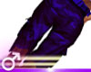 Purple Cargo Shorts