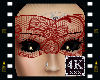 4K Lace red Mask