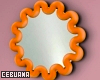 Circle Wormy Mirror