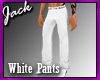 White Dress Tux Pants