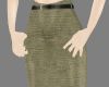 Tweed tan thin skirt
