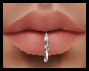 (DP)Male Silver Lip Ring