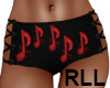 Red Music Hot Pants RLL