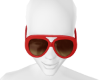 Aviator glasses red A