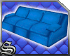 [S] Sofa triple blue