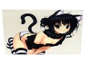 anime cat girl poster