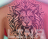 Back Tat Layer Lion