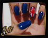 !!3s!! Blue Nails