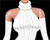𓇼 White Knit Dress