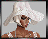 (E5lN) White Lace Hat