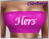 Hers Tube Top Pink