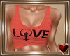 Ⓣ LoVe Top Coral