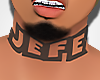 Jefe Neck Tattoo