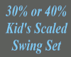 Scaled Animated Swingset