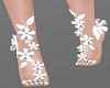 H/White Floral Feet