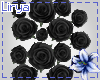 Black Wall Roses