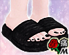 蝶 Black Slippers