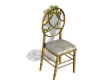 wedding chair gold