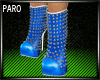 [P]Blue Spike Boots