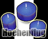 Melting Candles Blue