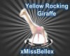 Yellow Rocking Giraffe
