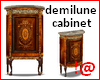 !@ Demilune cabinet