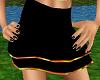 Black Fire Trim Skirt